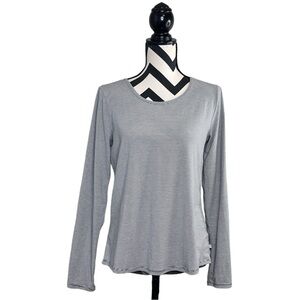 Toad & Co. Sz M Striped Long-Sleeve Tee